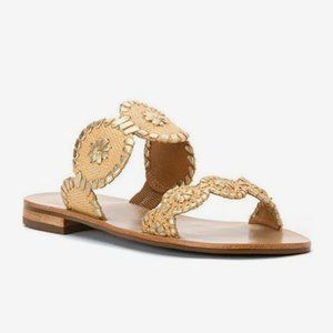 Jack Rogers Lauren Raffia Sandals